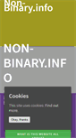 Mobile Screenshot of non-binary.info